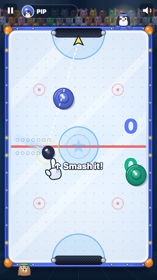 Air Puck: In play