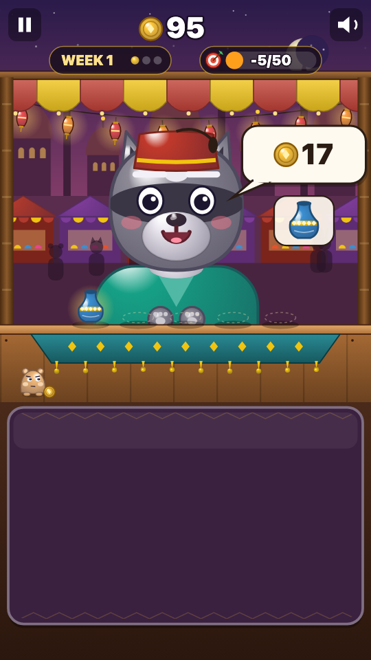 Bazaar Haggle: In play