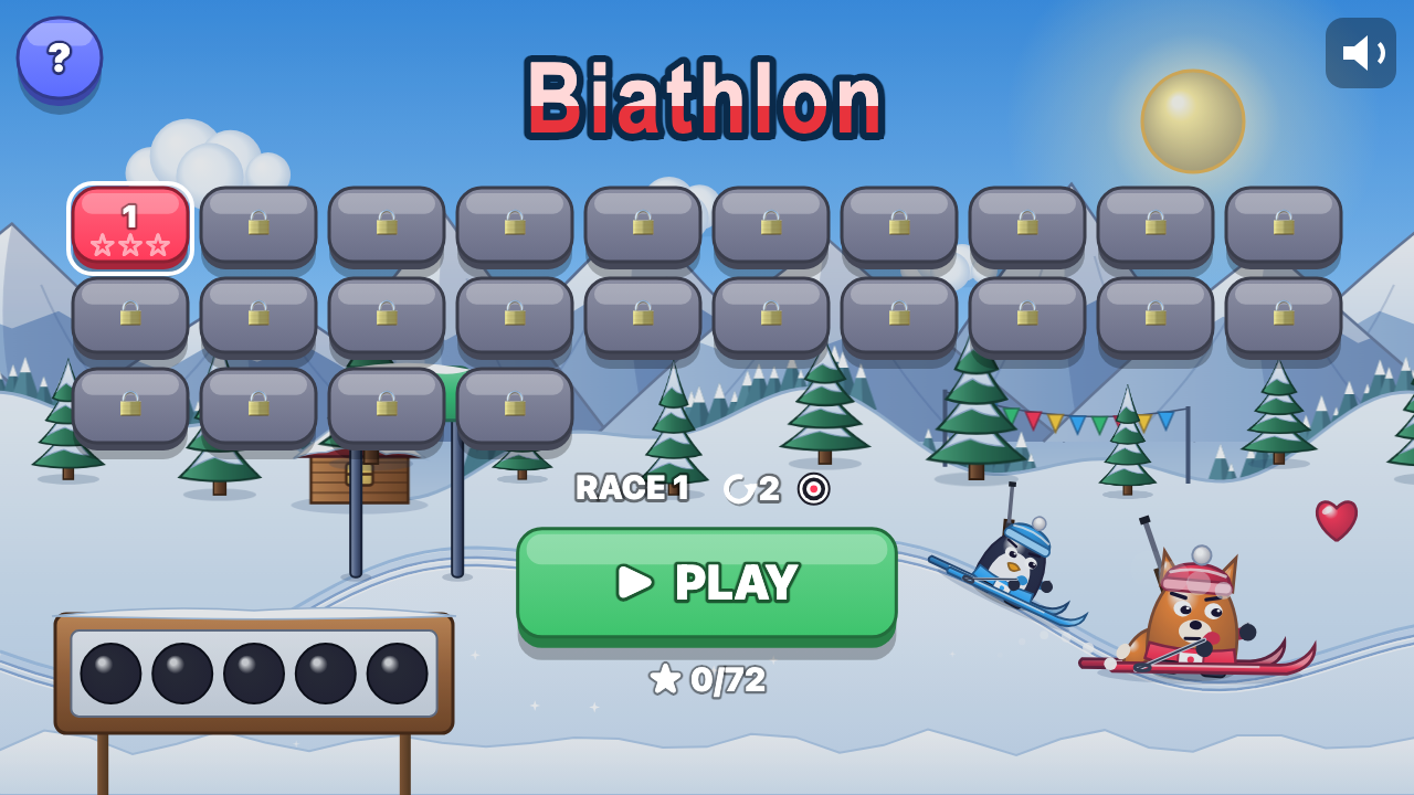 Biathlon: Wybór poziomu