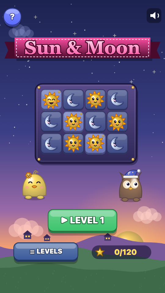Sun & Moon: Choose a level