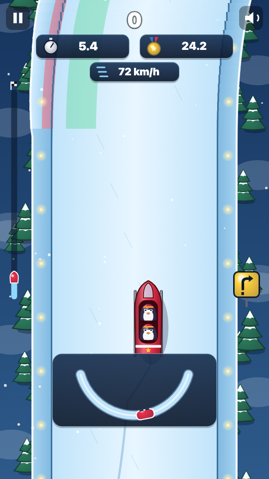 Bobsled Run: In play