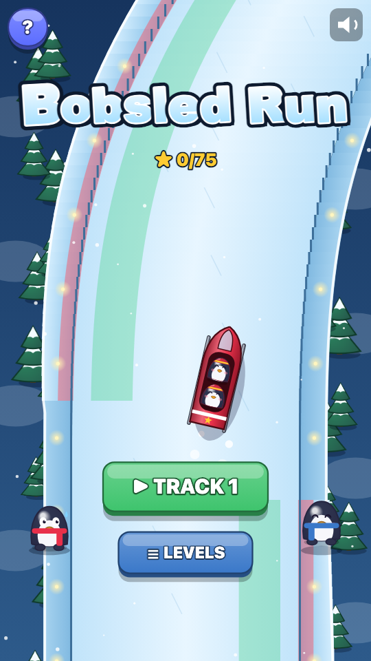Bobsled Run: Choose a level