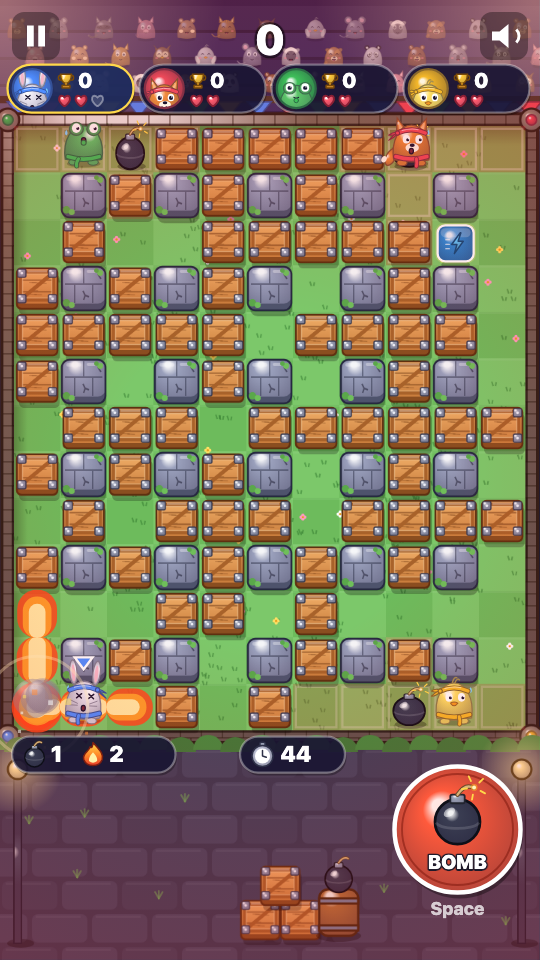 Blocs Bombe: En jeu