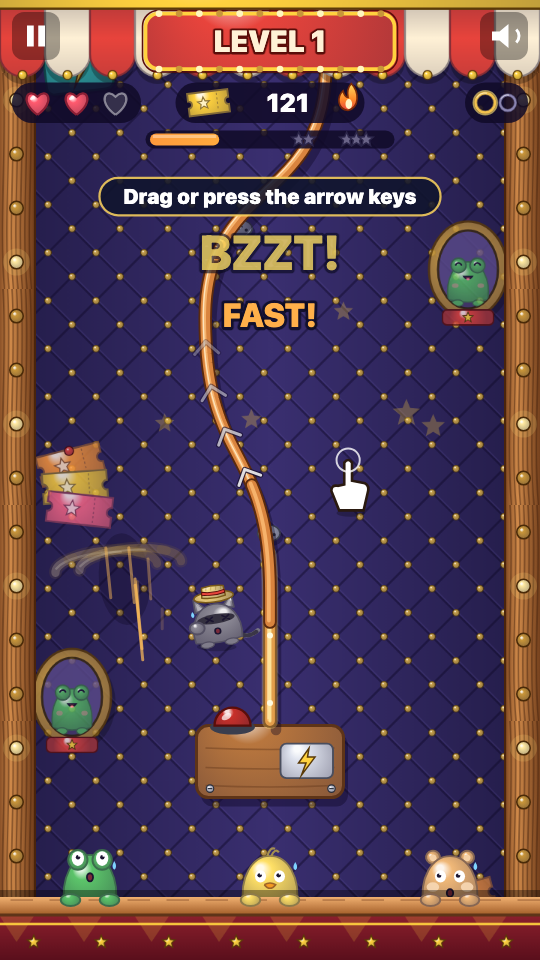 Buzz Wire: In play