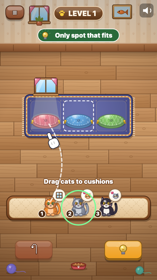 Cuscini per Gatti: In gioco