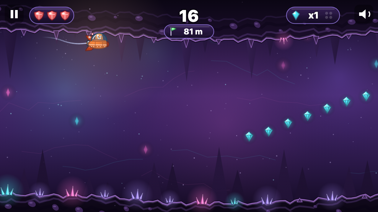 Grottenvlieger: Tijdens het spel