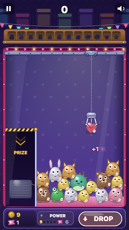 Claw Catch: In play