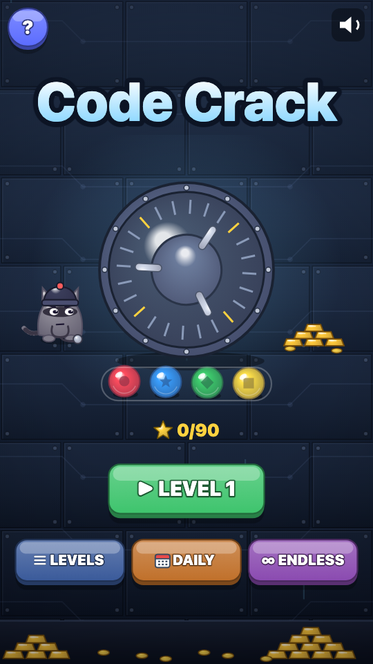 Code Crack: Choose a level
