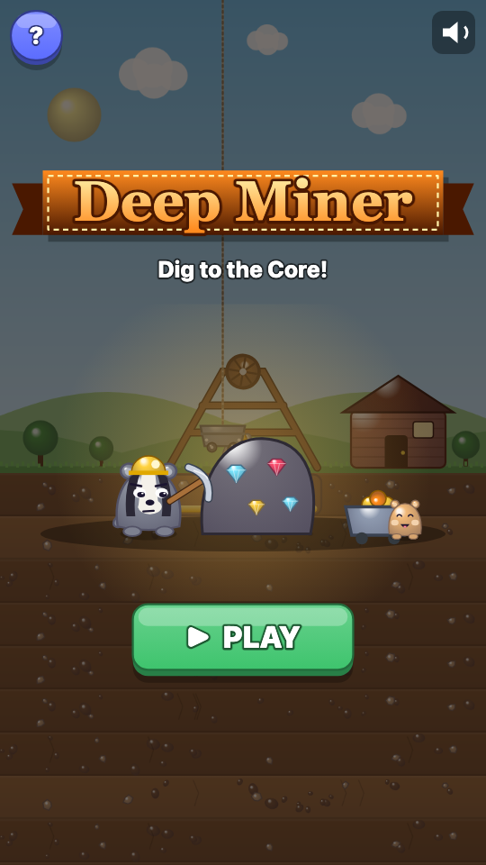 Deep Miner: Choose a level