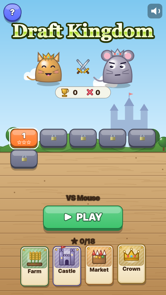 Draft Kingdom: Choose a level