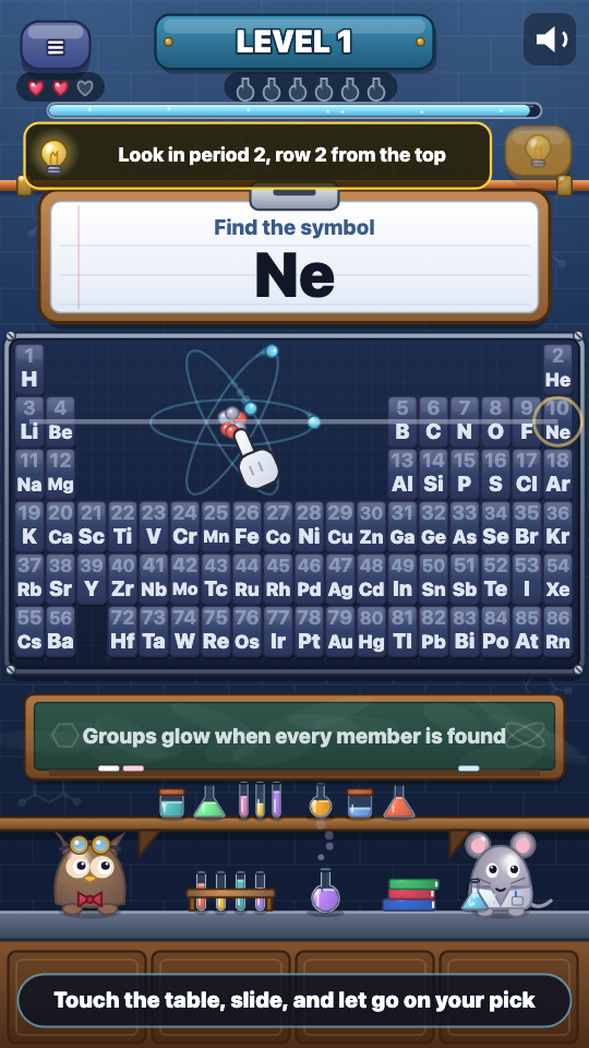 Element Hunt: In play