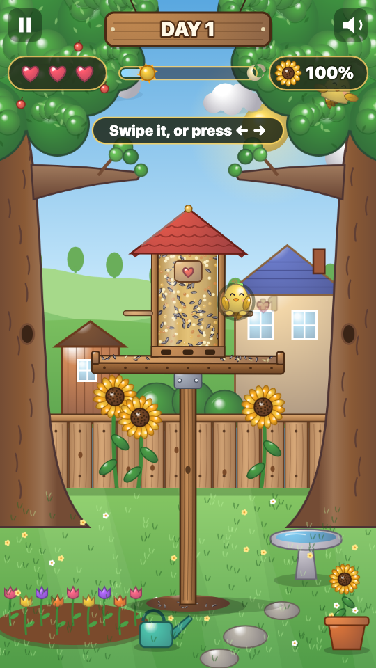 Futterhaus-Wache: Im Spiel