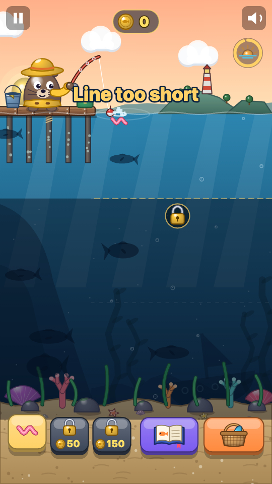 Fishing Line: In play