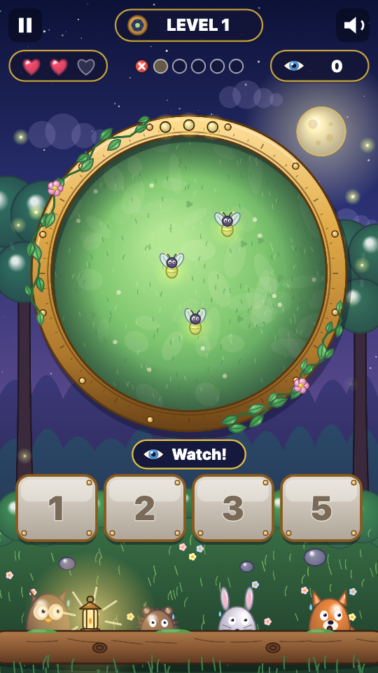 Blitzzählen: Im Spiel
