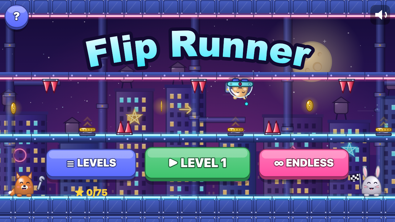 Flip Runner: Choose a level