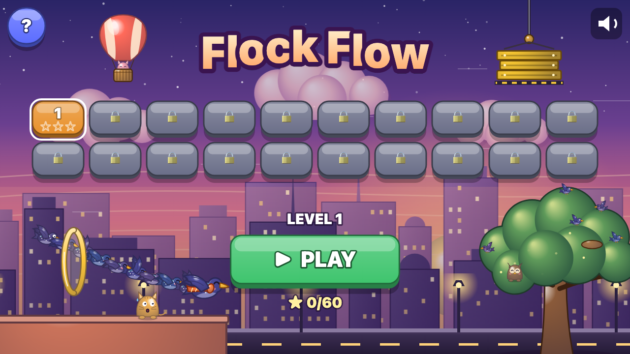 Flock Flow: Choose a level