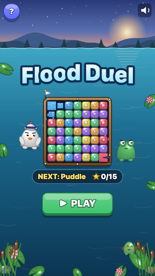 Flood Duel: Choose a level