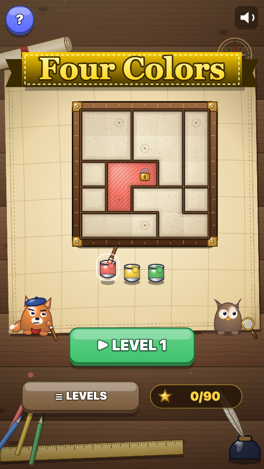 Four Colors: Choose a level