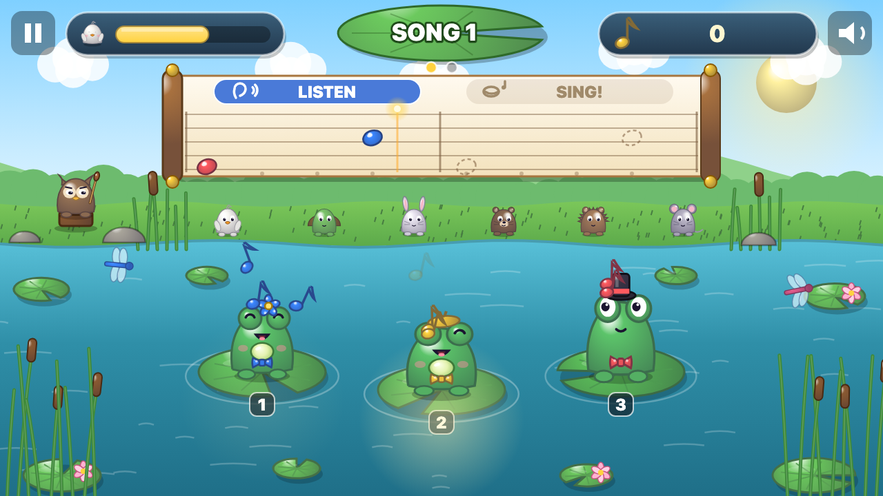 Coro di Rane: In gioco