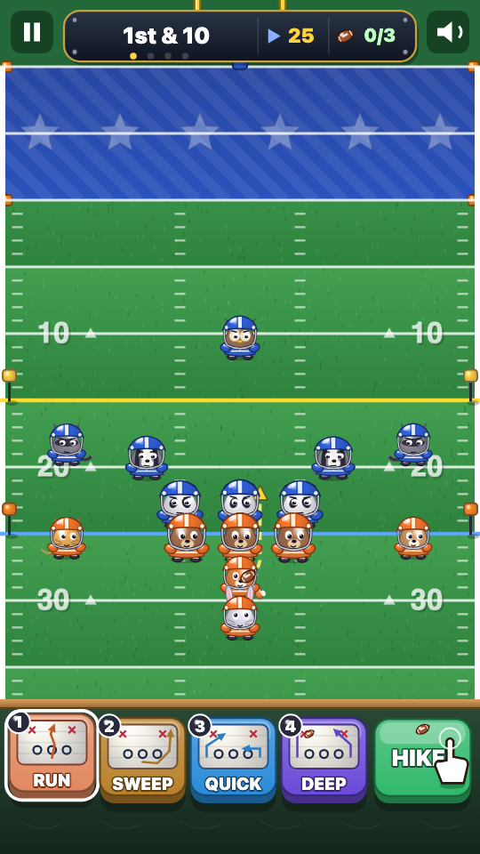 Gridiron Drive: In gioco