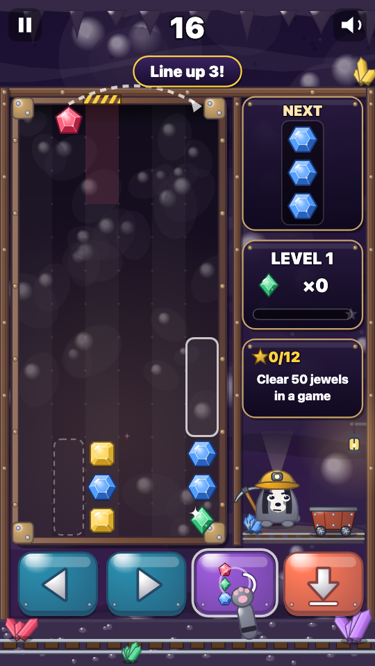 Jewel Shaft: In play