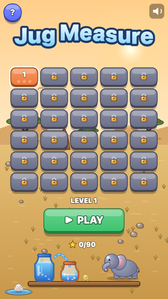 Jug Measure: Choose a level