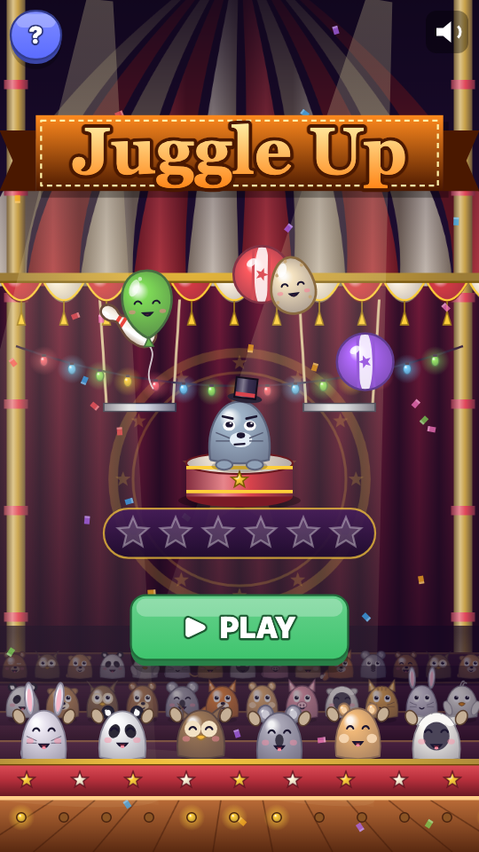 Juggle Up: Choose a level