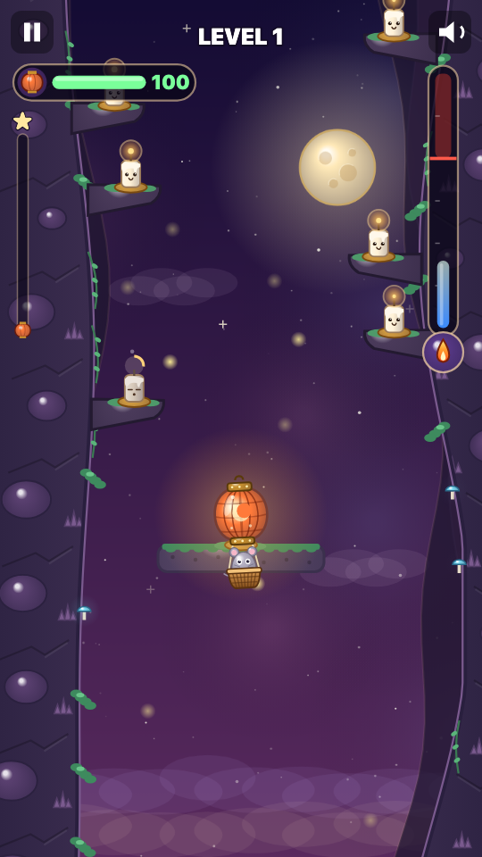 Laternenflug: Im Spiel