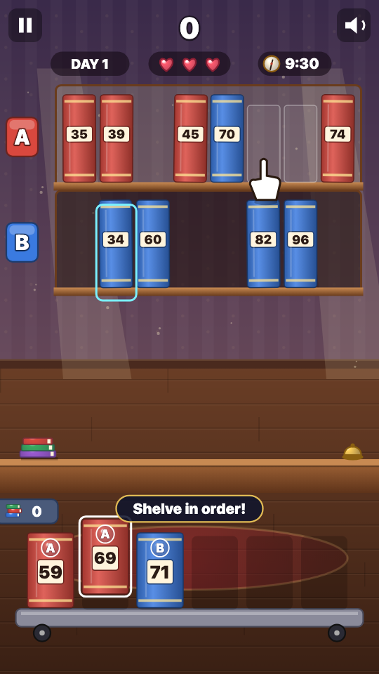 Bibliothécaire: En jeu