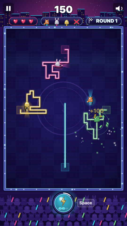 Scie di Luce: In gioco