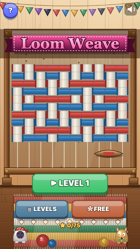 Webstuhl: Level wählen