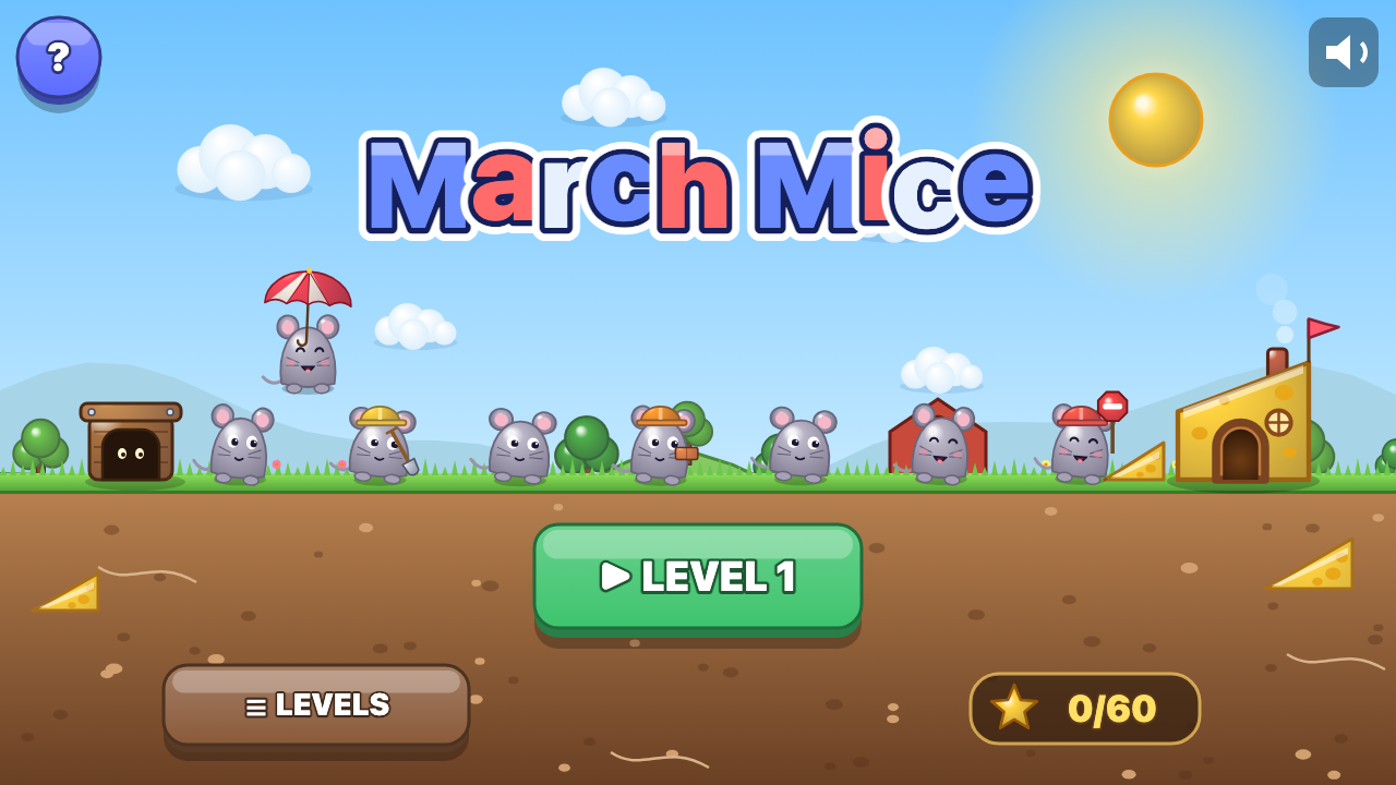 March Mice: Choose a level