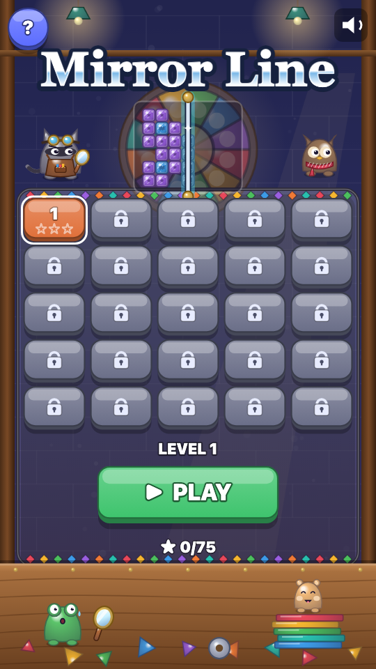 Mirror Line: Choose a level
