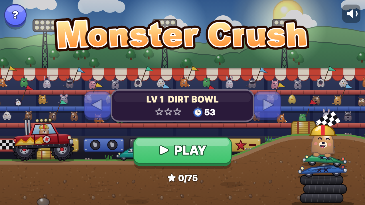 Monster Crush: Scegli un livello