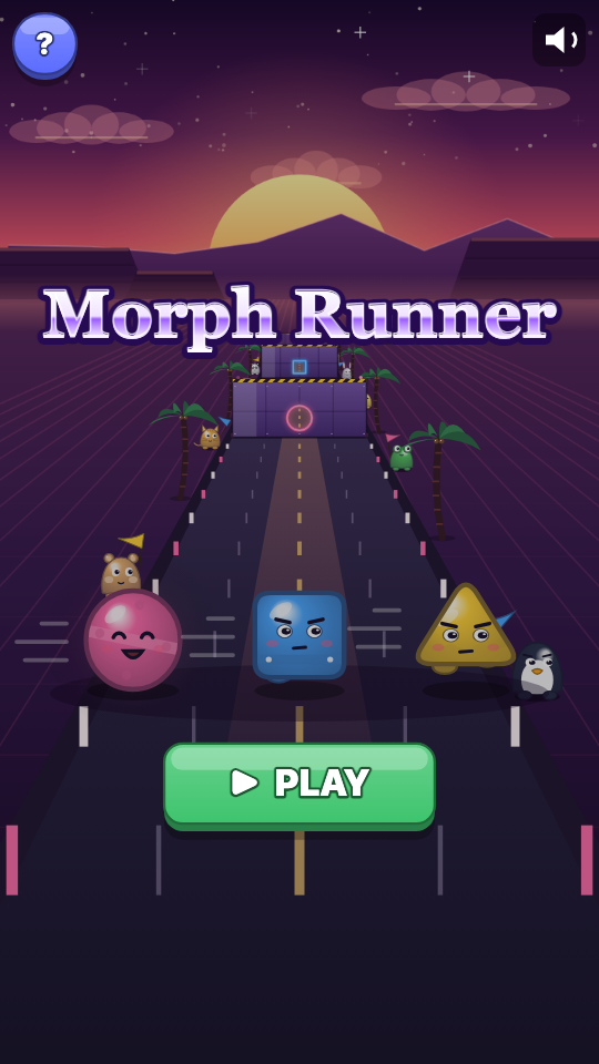 Morph Runner: Choose a level