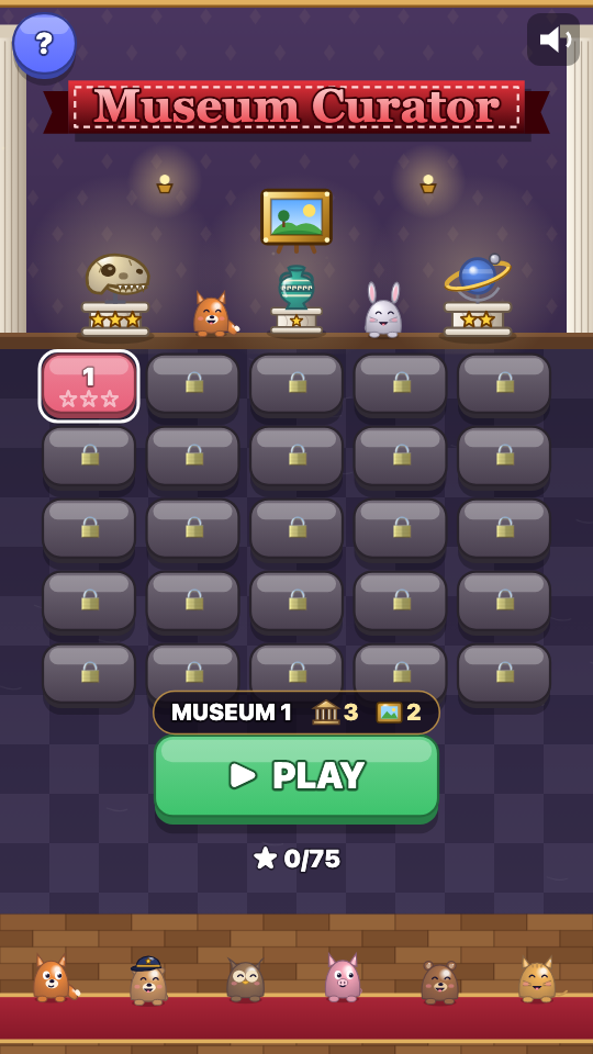 Museum Curator: Choose a level