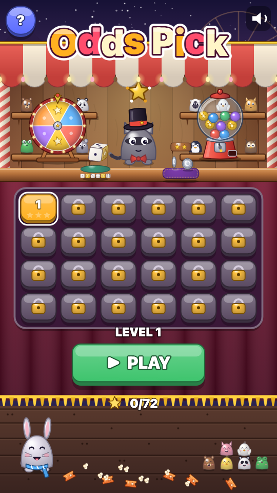 Odds Pick: Choose a level