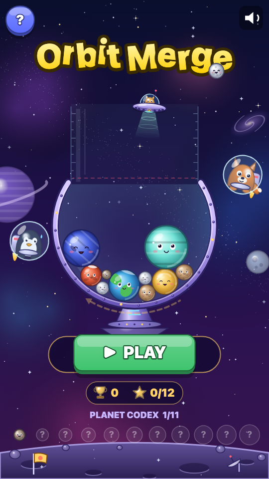Orbit Merge: Choose a level