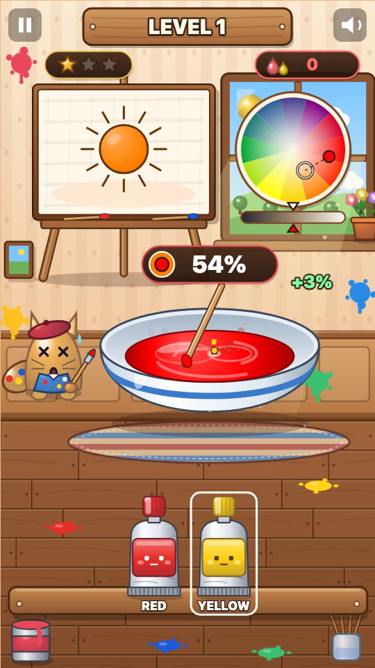 Mescola Colori: In gioco