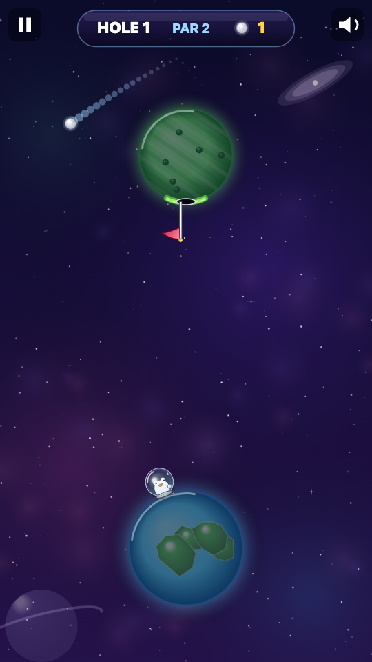 Planeetgolf: Tijdens het spel