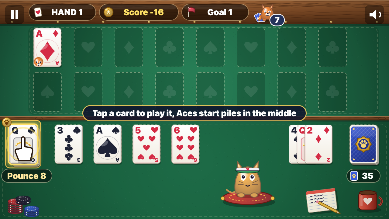 Corsa al Solitario: In gioco