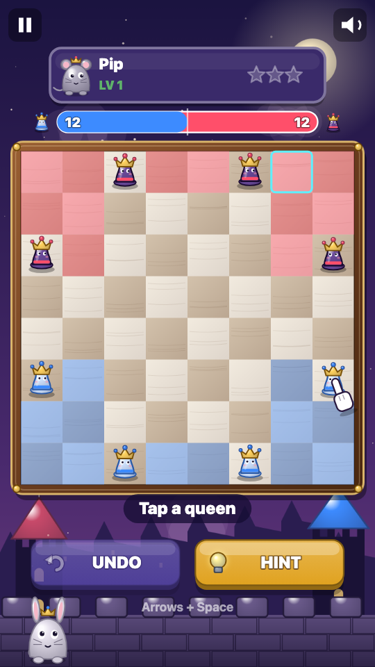 Rainhas e Flechas: Jogando