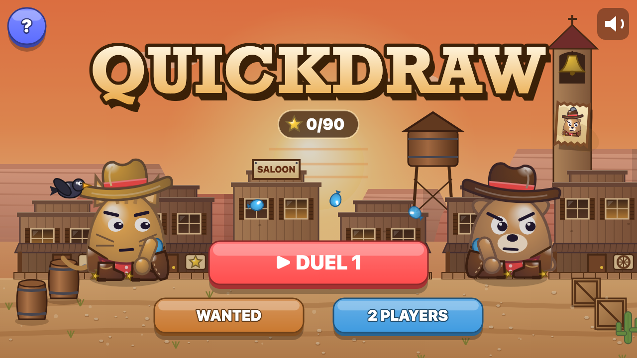 Quickdraw: Choose a level