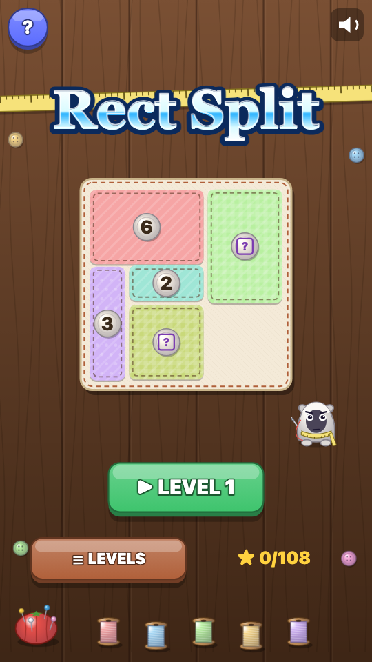 Rect Split: Choose a level