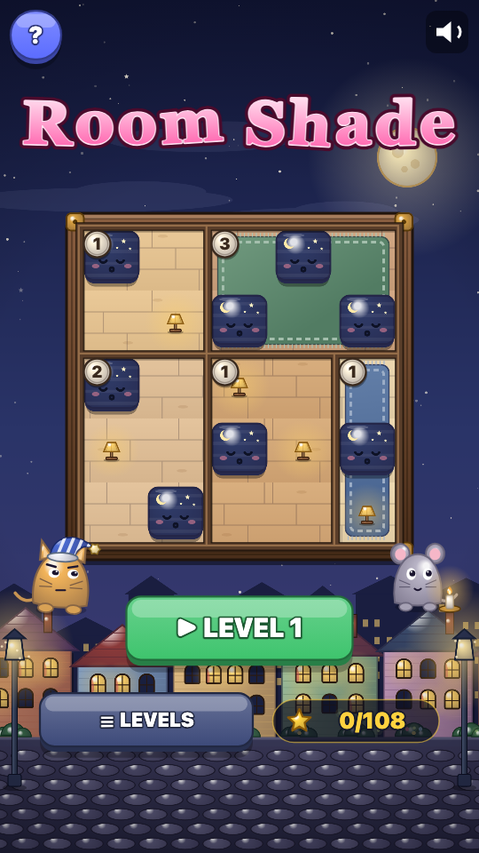 Room Shade: Choose a level