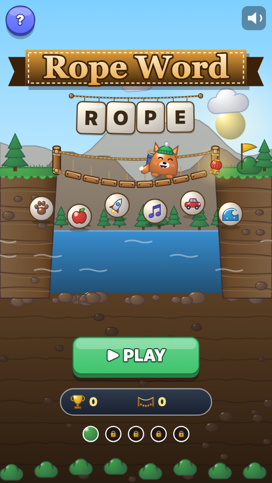 Rope Word: Choose a level