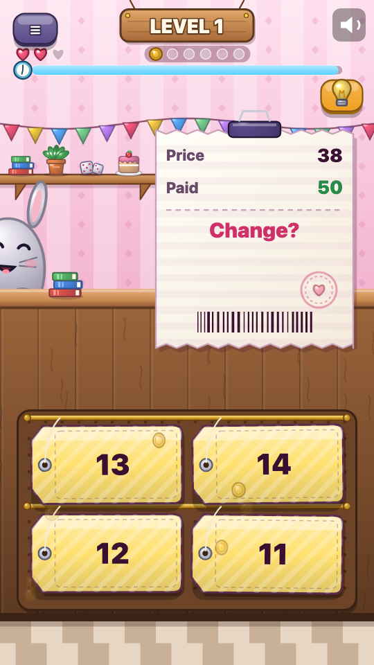 คิดเลขลดราคา: ระหว่างเล่น