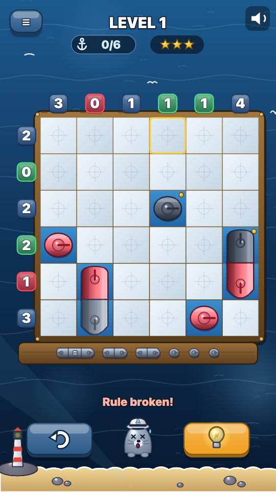 Flottensuche: Im Spiel