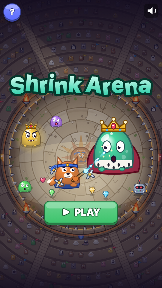 Arena Encolhida: Escolha uma fase