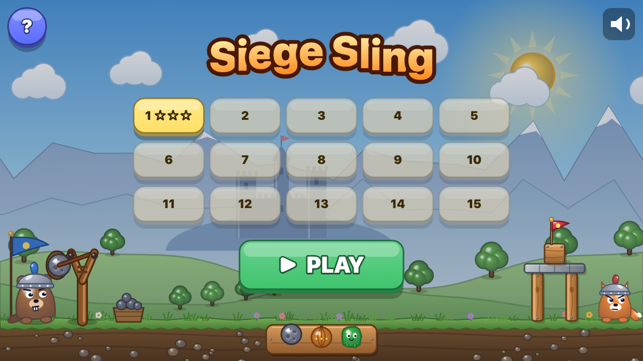 Siege Sling: Choose a level